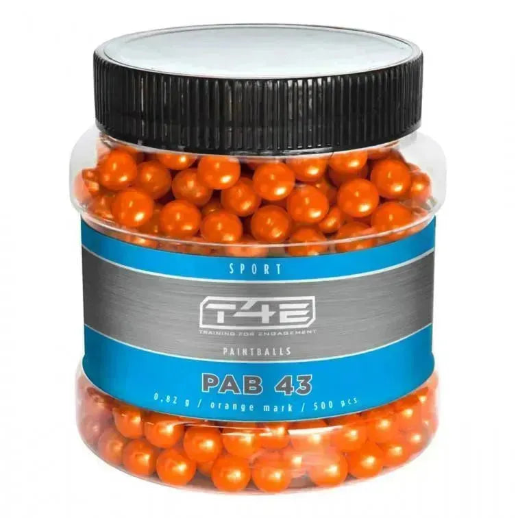 Malingskuler til T4E - 0.43CAL - 500stk - Oransje - Game-On.no