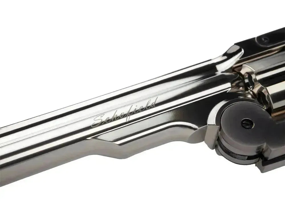 Schofield 6`- Luftvåpen Revolver - 4.5mm Pellet - Sølv - Game-On.no