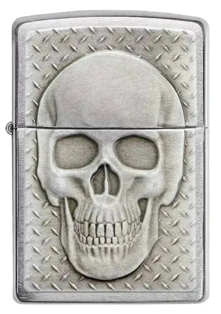 Zippo Lighter - Skull with Brain Surprise - Game-On.no