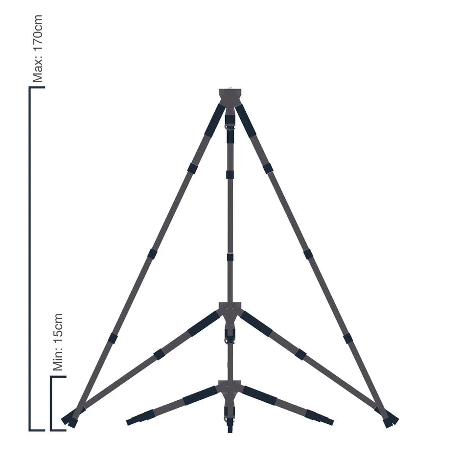 Taurus stativ - kolfiber - 35 kg kapacitet