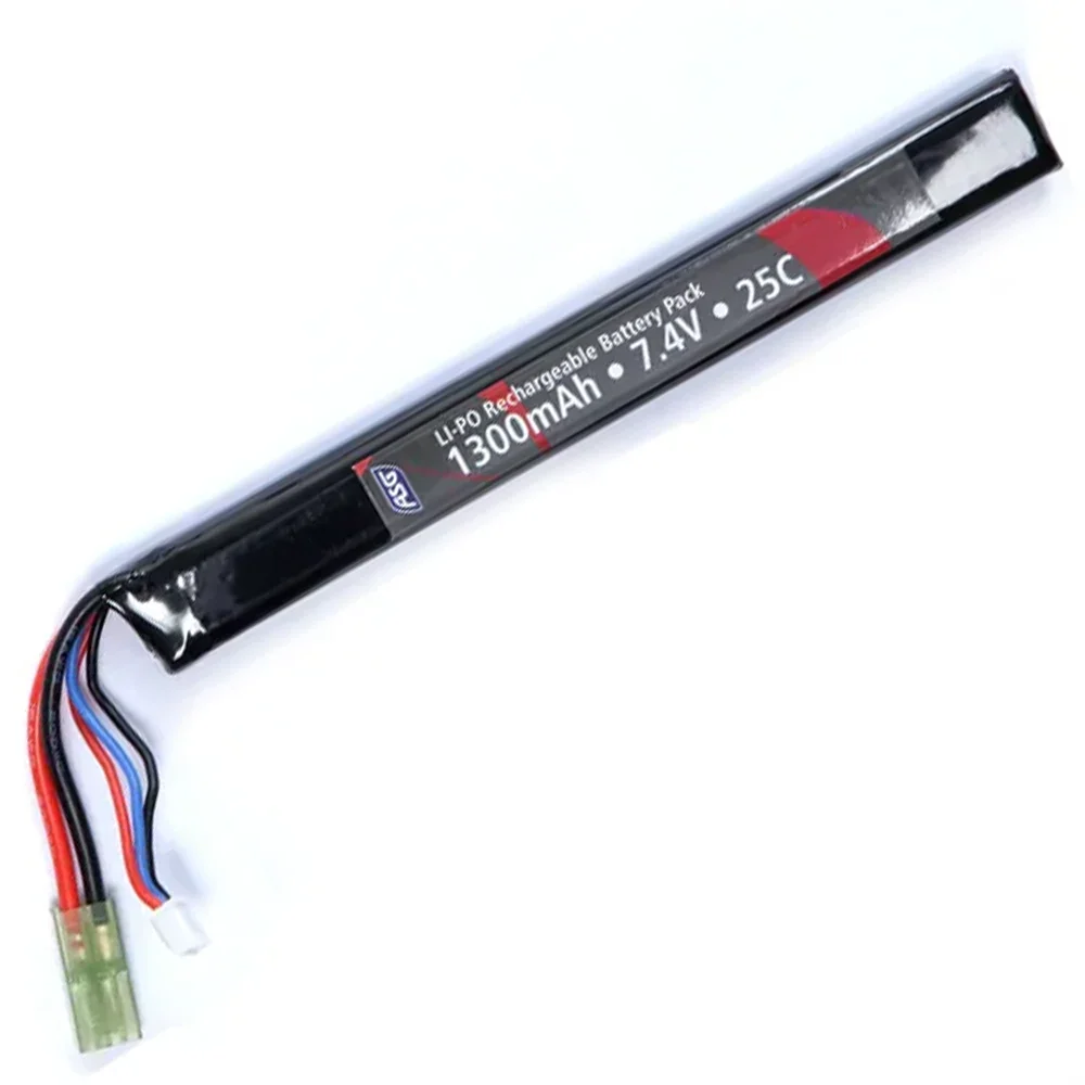 Batteri - Li-Po 7,4V 1300mah Single Stick