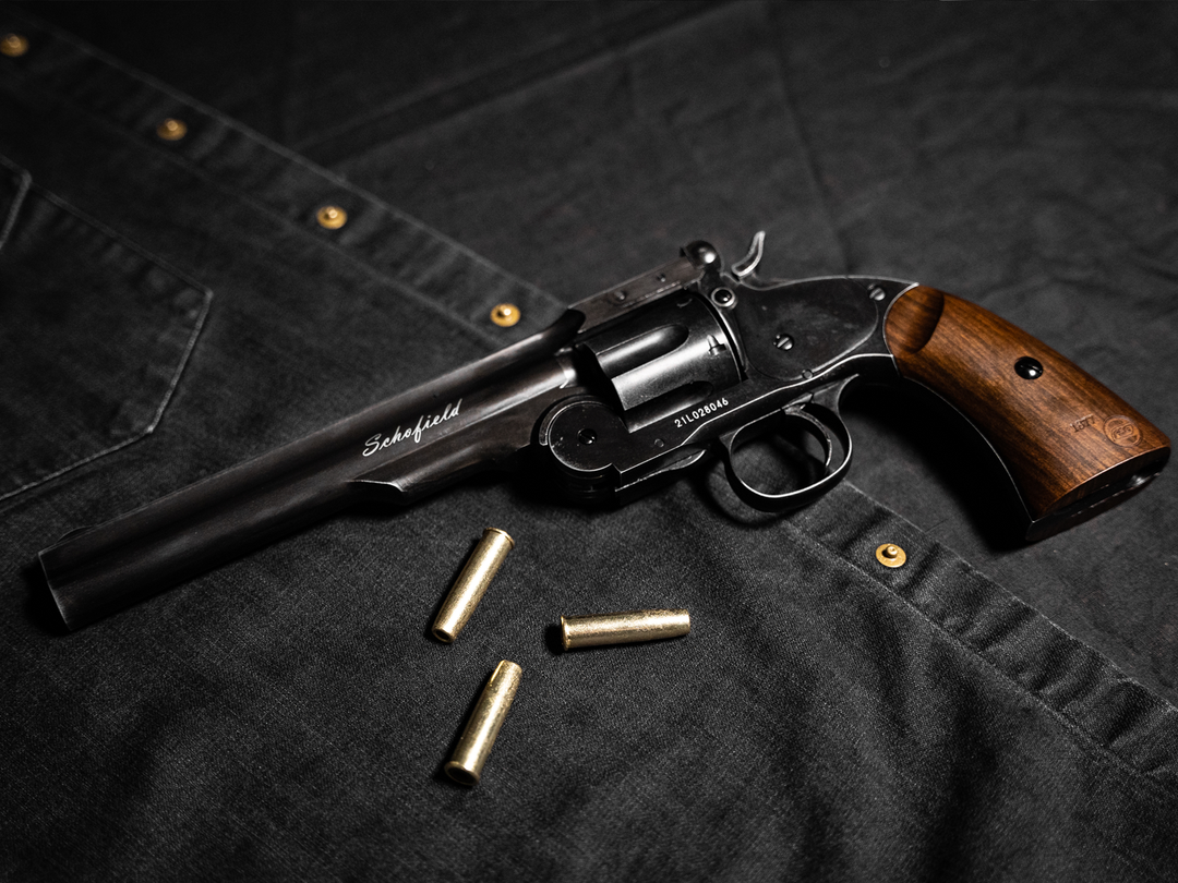 Schofield No.3 Revolver - 4,5 mm Pellets - Aging Black