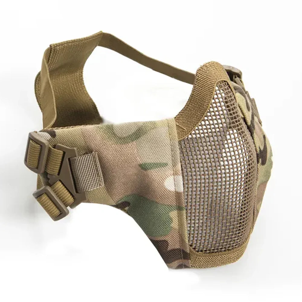 Meshmask med kindkudde - Multicam