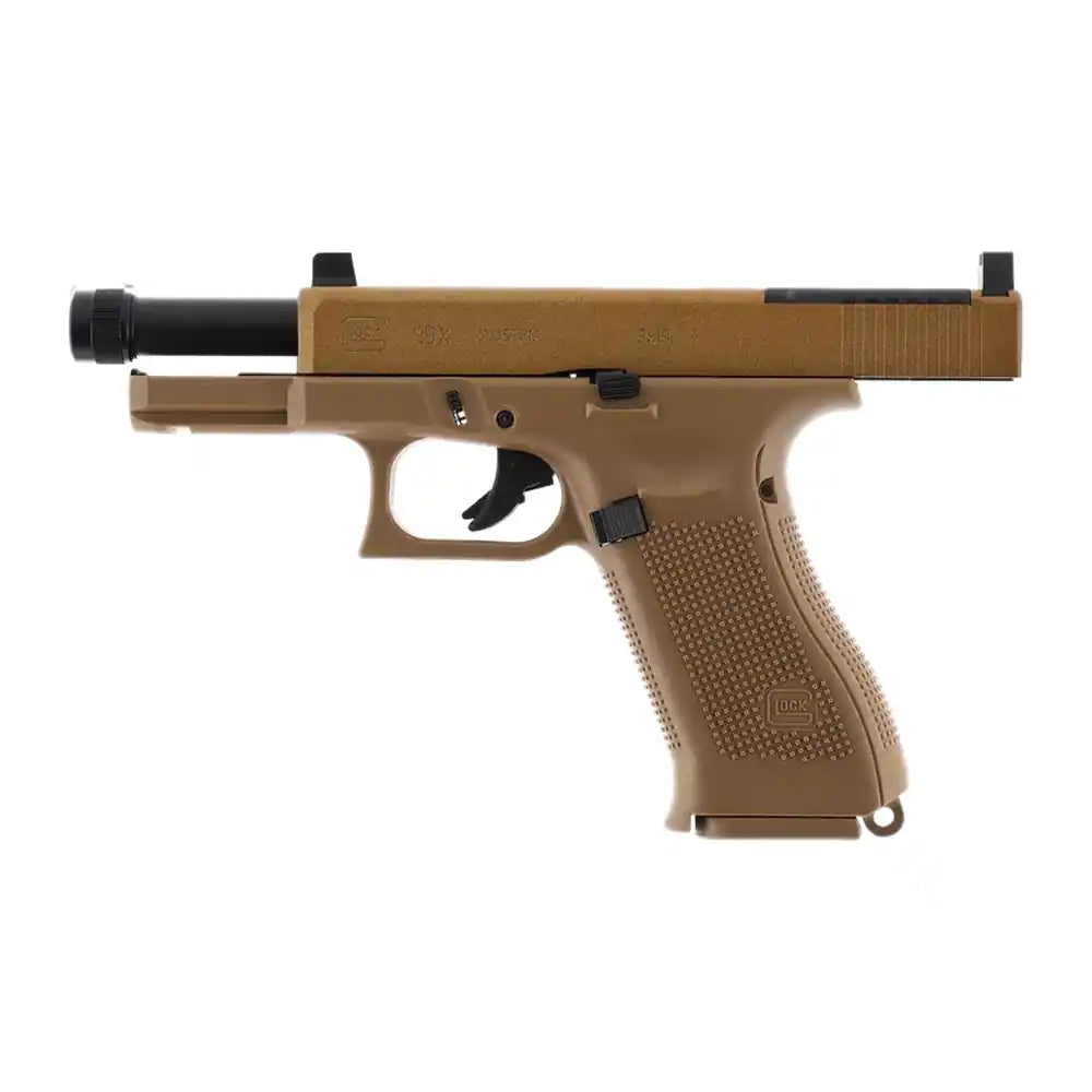 Glock 19X MOS CO2 Powered Softgun Pistol med Blowback - Coyote