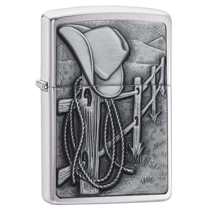 Zippo Lighter - Cowboy 3D-motiv