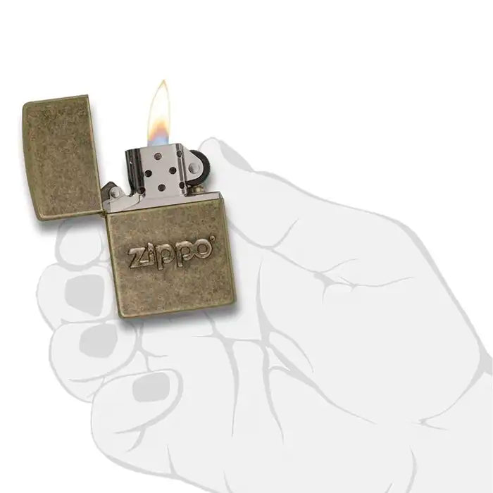 Zippo tändare - Antik stämpel