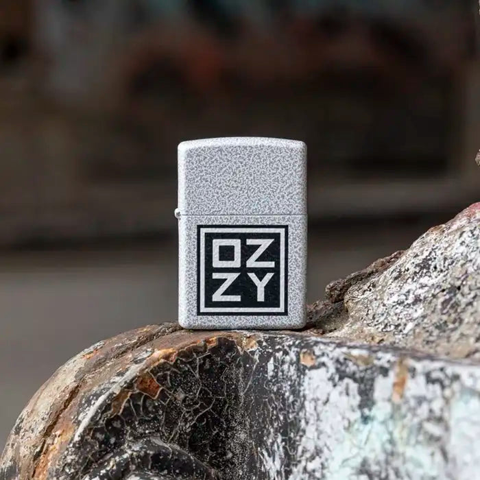 Zippo - Ozzy Osbourne "Ozzy Logo" - Glacier Finish Lighter