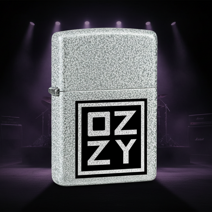 Zippo - Ozzy Osbourne "Ozzy Logo" - Glacier Finish Lighter