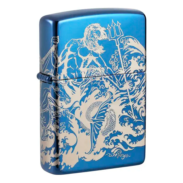 Zippo tändare - Poseidon Atlantis Design