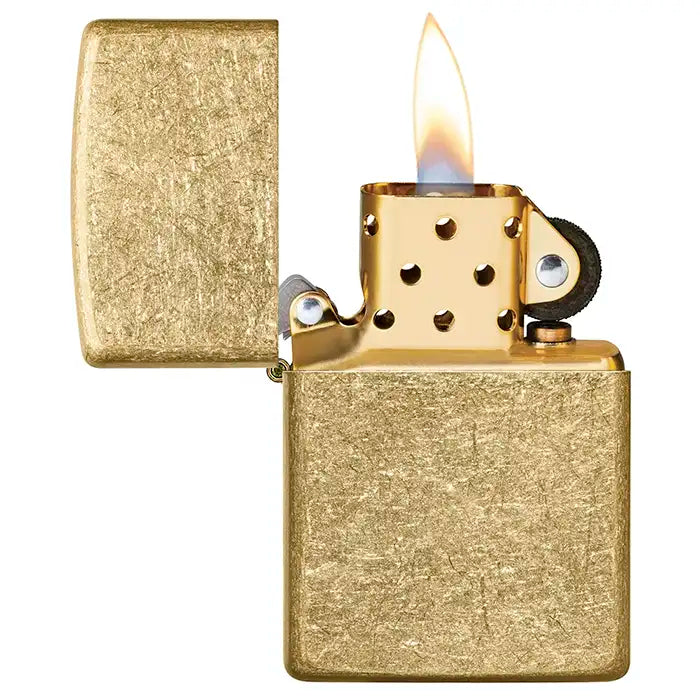 Zippo tändare - tumlad mässing