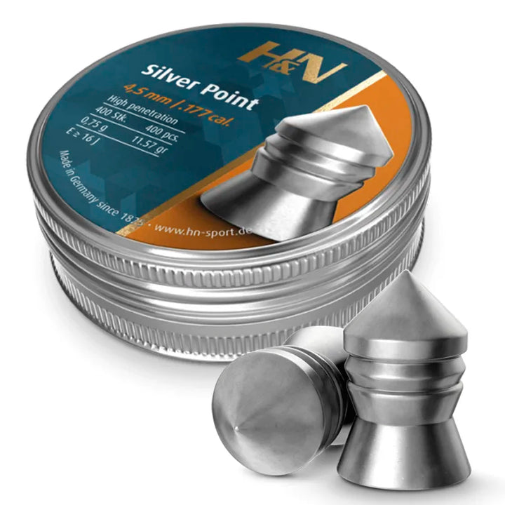 H<tc>&</tc>N Silver Point 4,5mm - 400 st