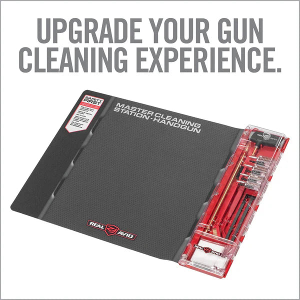 Real Avid - Master Handgun Maintenance Station - Matta och rengöringssats