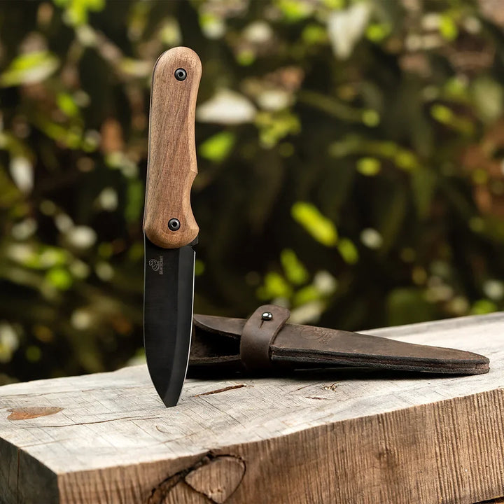 BeaverCraft Shadow Bushcraftkniv - kniv og slire