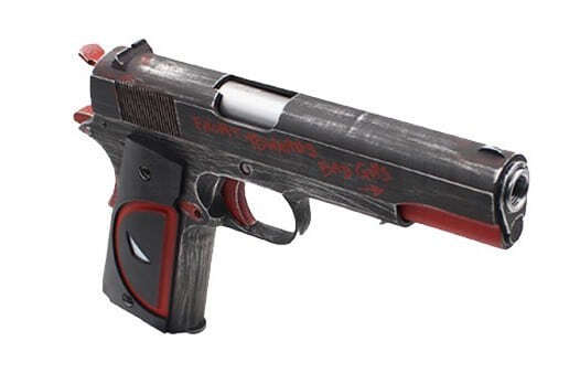 AW 1911 - Gasdriven Softgun Full Metal - Deadpool Edition