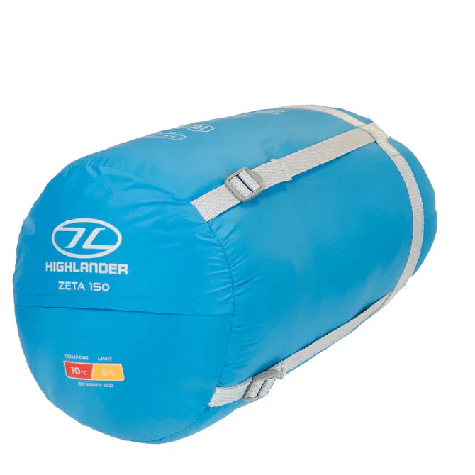 Highlander Zeta 150 Sovsäck Sky Blue – Ultralätt sommarsovsäck