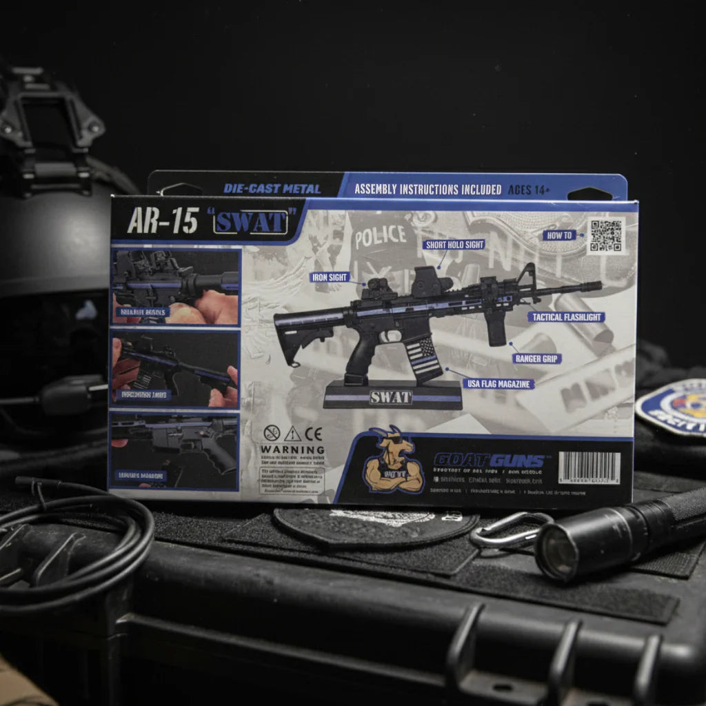 Goatguns - Mini AR15 Thin Blue Line/SWAT Special Edition - Replika Modell