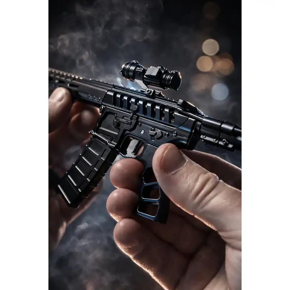 Goatguns - Mini AR15 Skelett "Necromancer" Gevär - Replikmodell