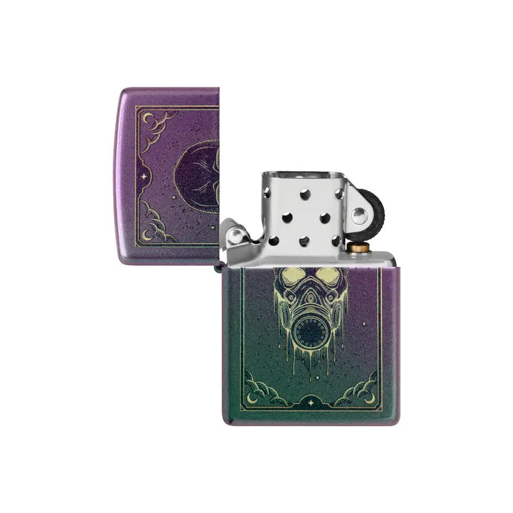 Zippo - Gasmask Motiv - Iriserande tändare