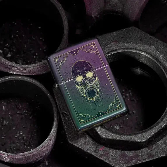 Zippo - Gasmask Motiv - Iriserande tändare