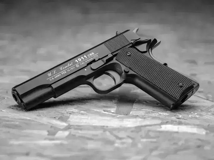 ASG - 1911 US Combat Luftpistol med Blowback - 4.5mm BB - Game-On.no