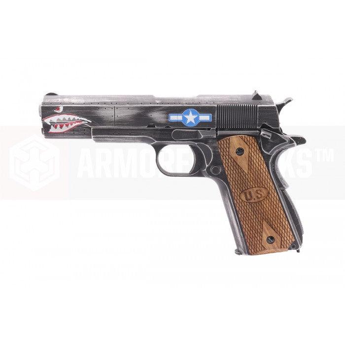 AW Custom - 1911 Squadron Softgun Pistol med Blowback - gameon.eu