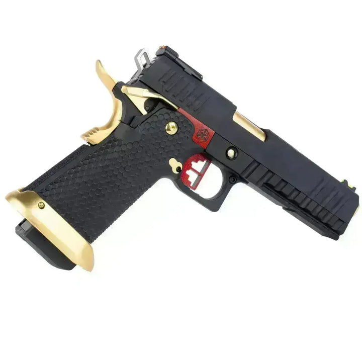 AW Custom - HX2002 Gassdrevet Softgun med Blowback - Full Metall - Game-On.no