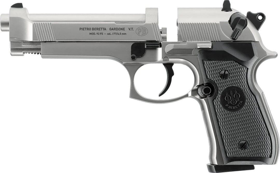 Beretta 92FS Nikkel - 4.5mm - Game-On.no