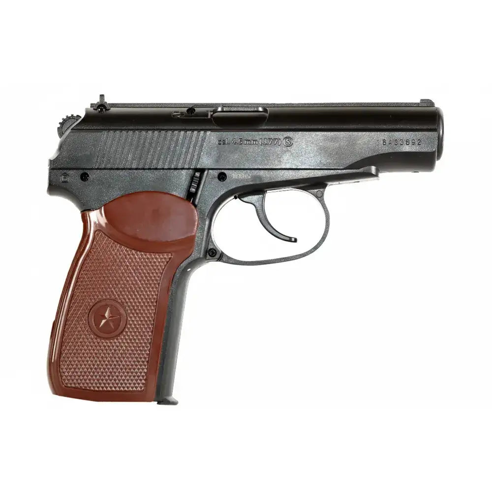 Borner - Makarov (PM-X) CO2 Drevet Luftpistol - 4.5mm BB - Game-On.no