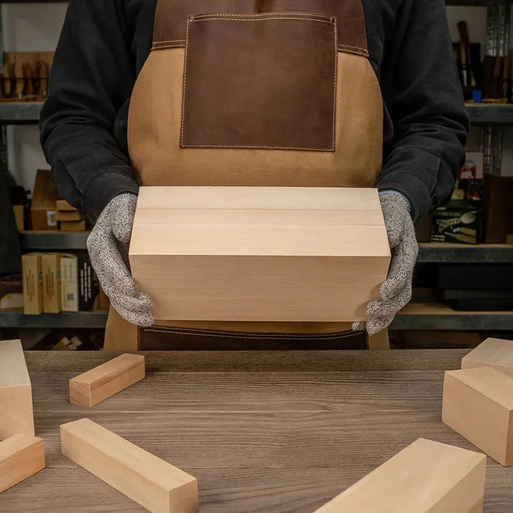 BW1 - Stort Treemne til Treskjæring - Lind 250x100x100mm - Game-On.no