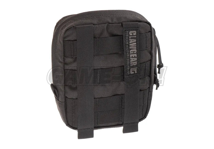 Clawgear - Dobbel Medium Multilomme - MOLLE - Svart - Game-On.no