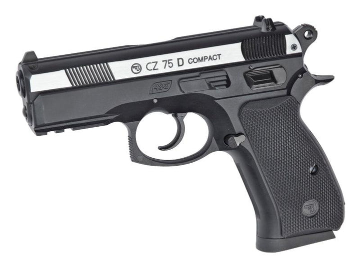 CZ 75D Compact Luftpistol - Sølv - 4.5mm BB - gameon.eu