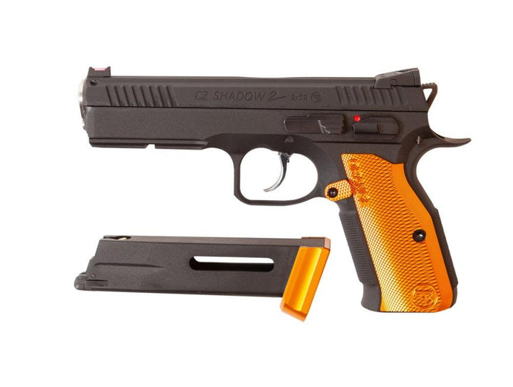 CZ Shadow 2 Airsoftpistol Blowback - 6mm Softgun Oransje - Game-On.no