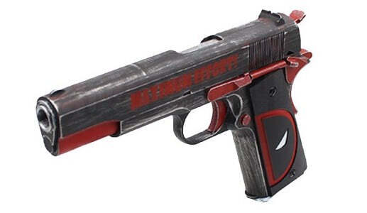 AW 1911 - Gasdriven Softgun Full Metal - Deadpool Edition