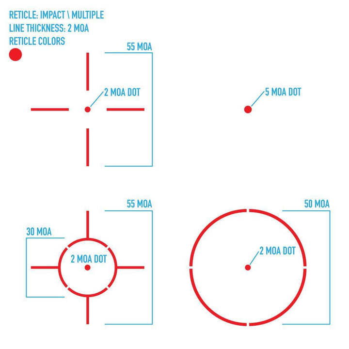 Firefield - Impact Rødpunktsikte - 21mm - gameon.eu