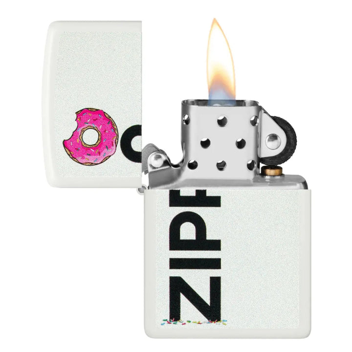 Frosted Doughnut Zippo Motiv - Game-On.no