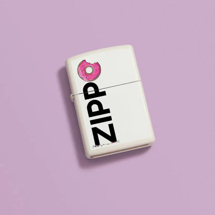 Frosted Doughnut Zippo Motiv - Lighter - Game-On.no