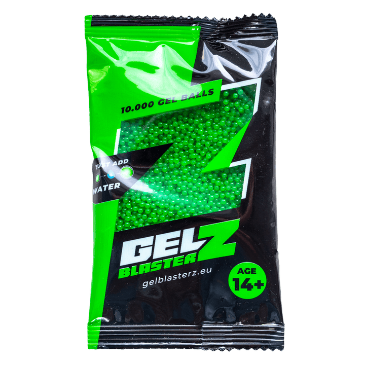 Gel Balls - Gel Blasterz - Grønne - 10 000stk