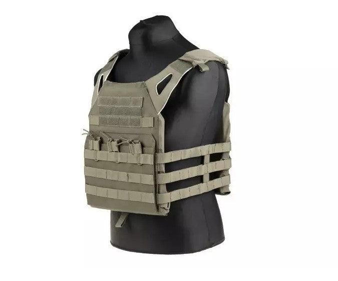 GFC Taktisk Vest - Jump-type Plate Carrier - Oliven - Game-On.no