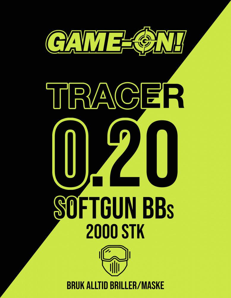 GO! Grønne Tracer Kuler - 0.20g - 2000stk - gameon.eu