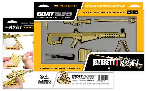 Goatguns - Mini Barret .50 - Replika Modell - Gull - gameon.eu