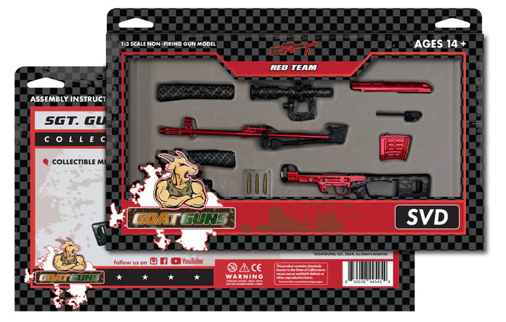 Goatguns - Mini Dragunov SVD "Red Team" Limited Edition - Replika Modell - Game-On.no