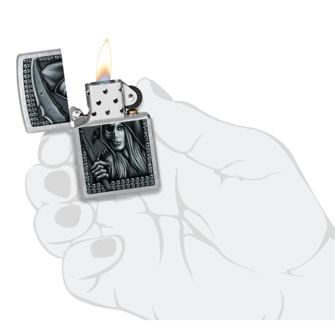 Grim Reaper Motiv - Lighter - Game-On.no