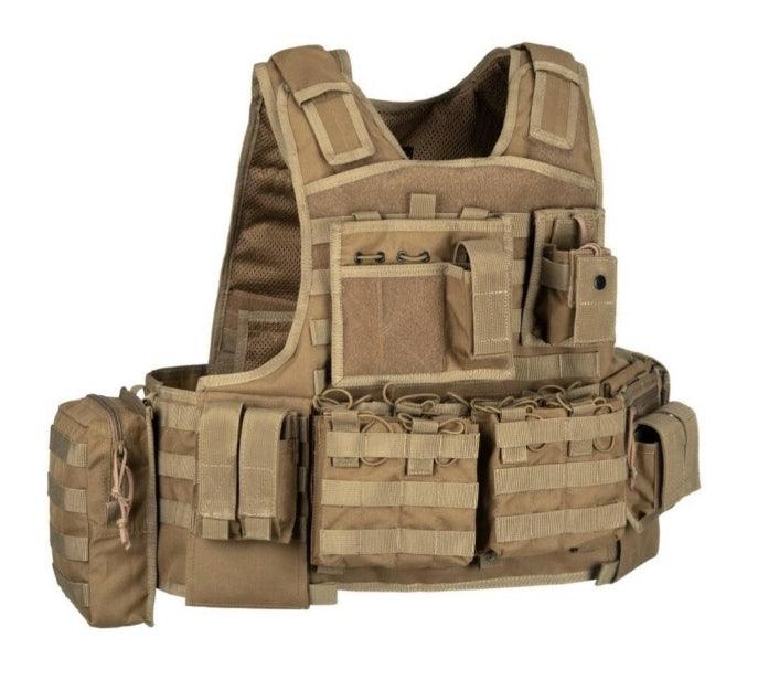 Invader Gear - Mod Carrier Combo - Ferdig Stridsvest - Tan - Game-On.no