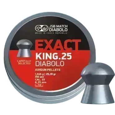 JSB Exact King - 6.35mm - 350stk - Game-On.no