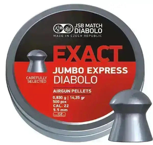 JSB Jumbo Exact Express - 5.52mm - 250stk - Game-On.no