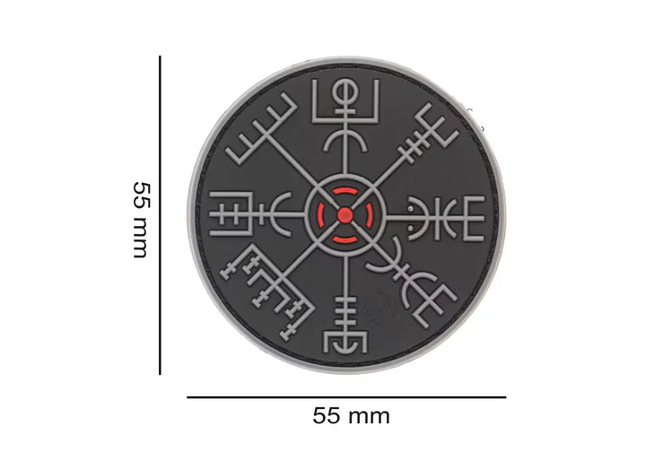 Patch - Viking Compass med kardborrband