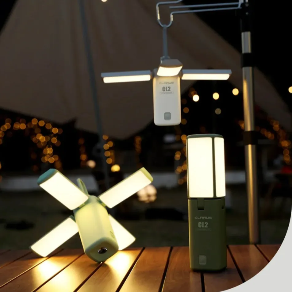 Klarus - CL2 Hvit - Oppladbar Turlykt med Oppheng - 750 Lumen - Game-On.no