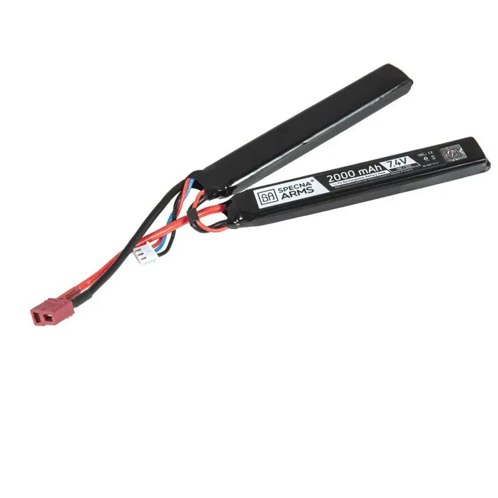 Li-Po 7.4V Batteri - 2000mAh 15/30C - Nunchuck - T-Connect (Dean - Game-On.no