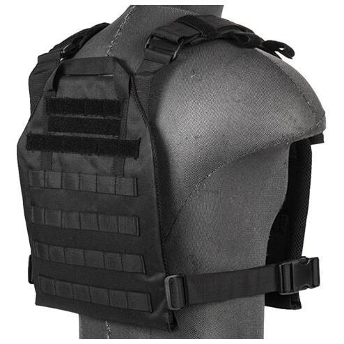 LT - Light Plate Carrier Vest - 1000D Cordura - Svart - gameon.eu