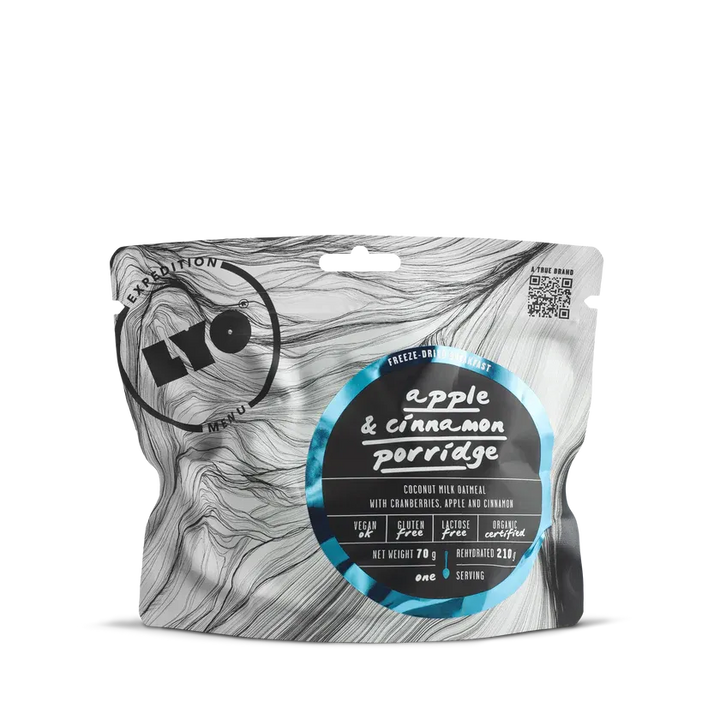 LYOFOOD Eple- og kanelgrøt – Glutenfri frokost med naturlige ingredienser - Game-On.no